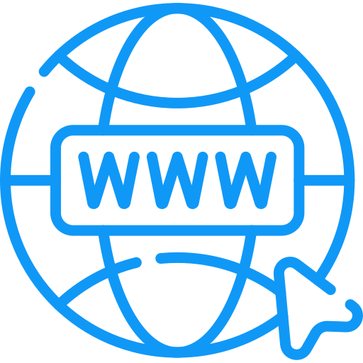 Weltkugel mit WWW-Schriftzug